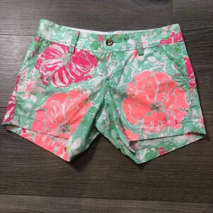 Lilly Pulitzer The Callahan Short Poolside Beach Walk Blue Size 00